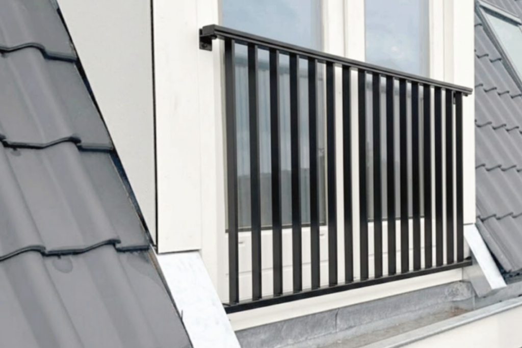 Nadelen aluminium Frans balkonhek