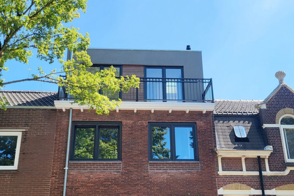 Balustrade voor balkon van staal