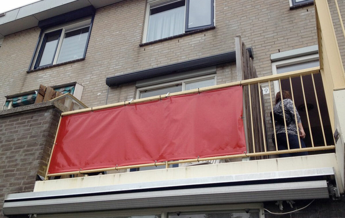 balkondoek rood