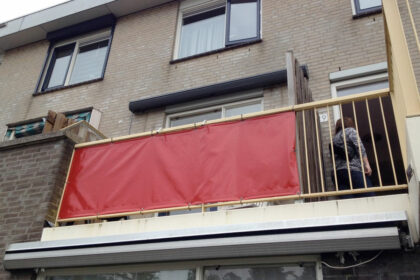 balkondoek rood