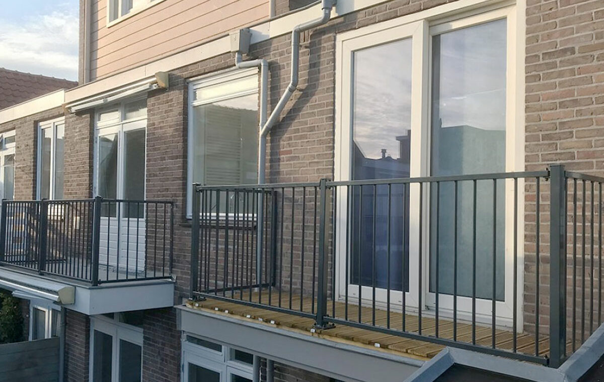 balkonhekken van staal