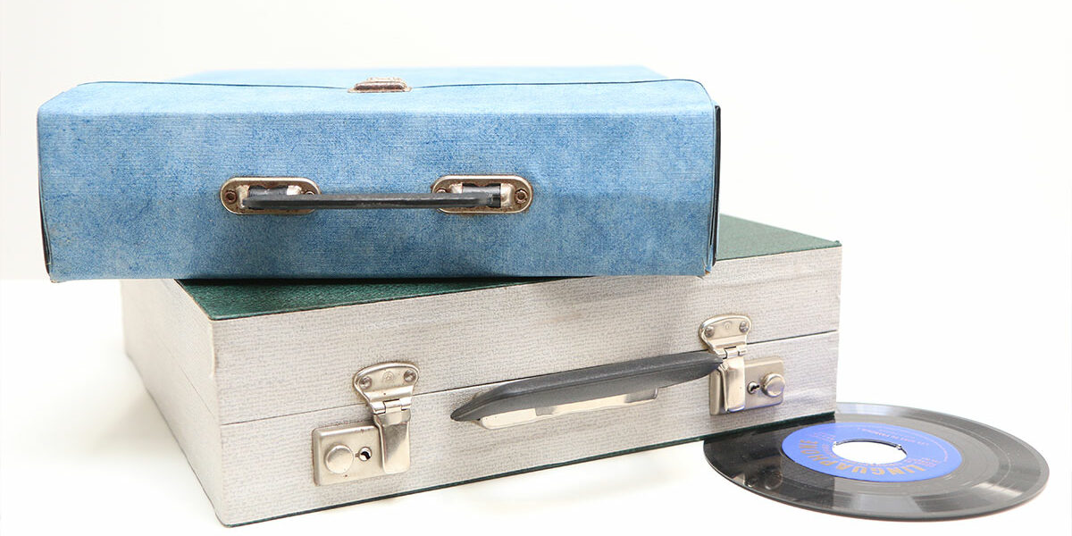 2de hands platenkoffer