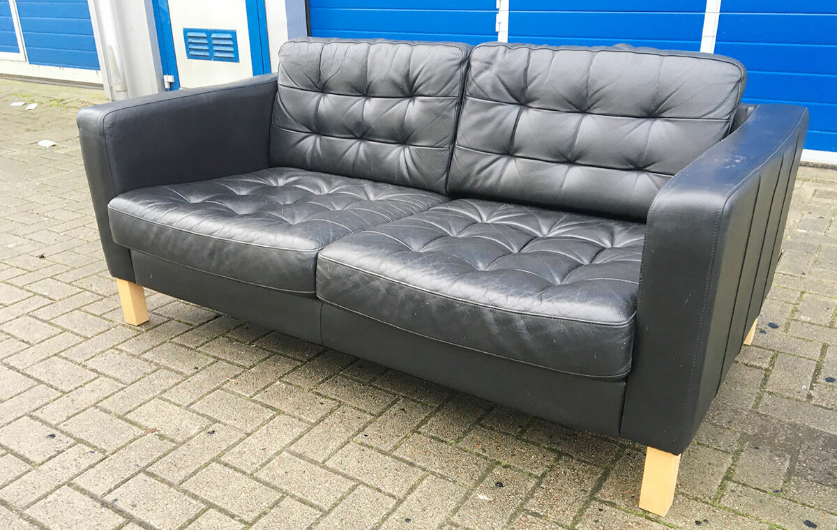 leren ikea banken
