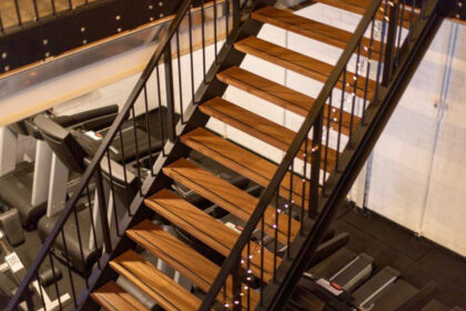 stalen balustrades trap