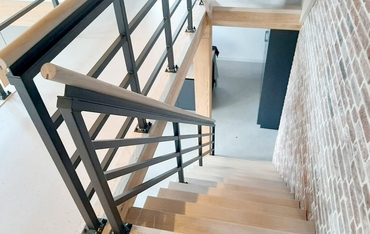 stalen balustrades trap