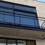 glazen balkonhek op maat