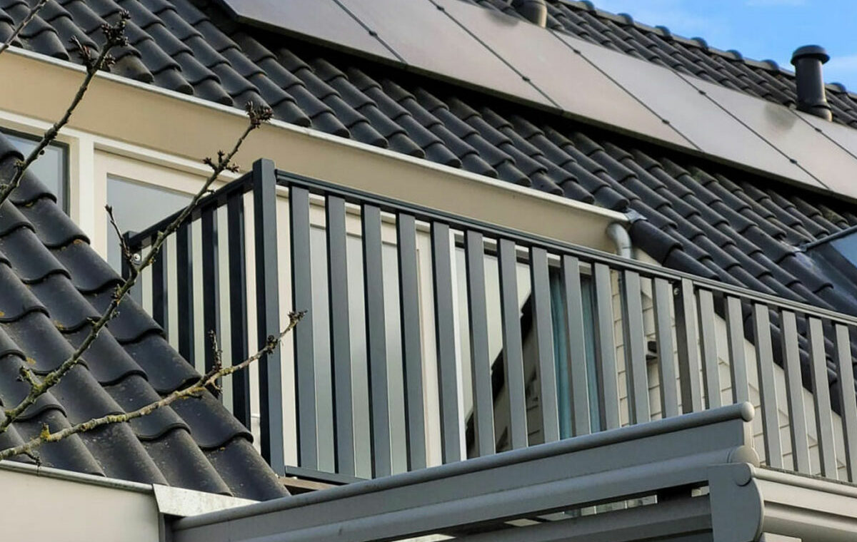 Aluminium balustrade sterk