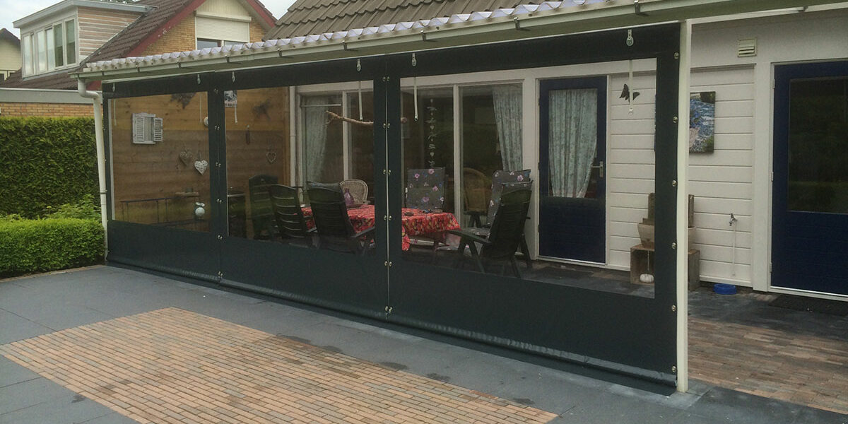 Verleng zomer verandazeil