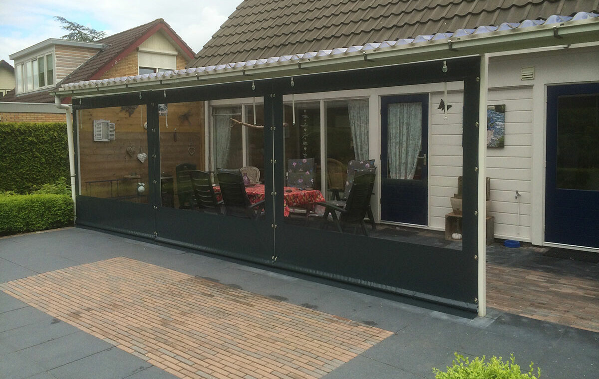 Verleng zomer verandazeil