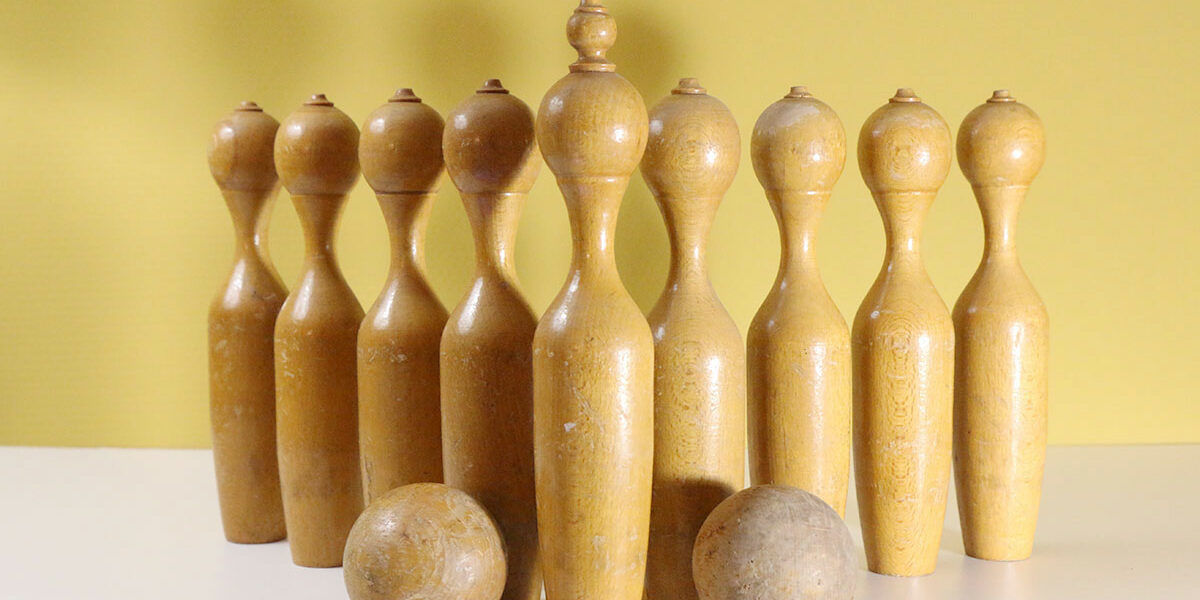 Vintage kegelset
