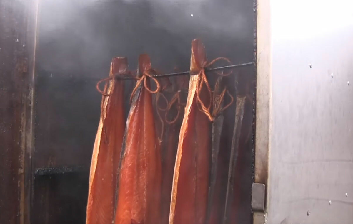 Zalm uit de rookton
