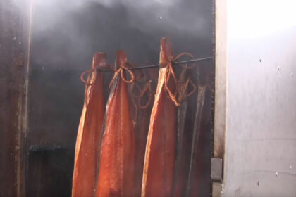 Zalm uit de rookton