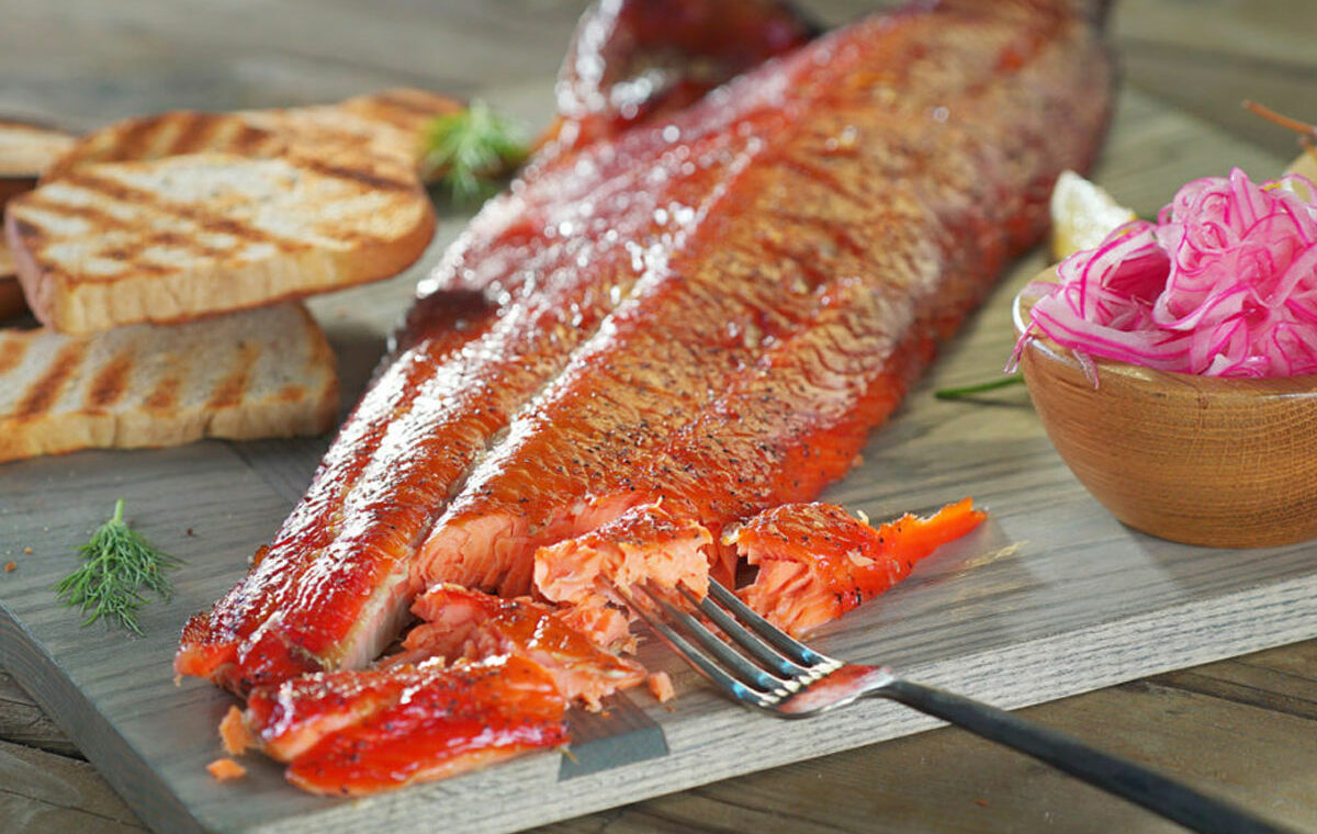 Zelf zalm roken met een rookton