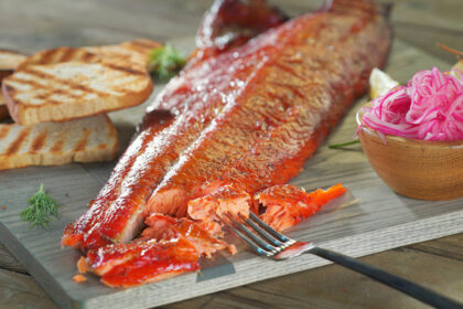 Zelf zalm roken met een rookton