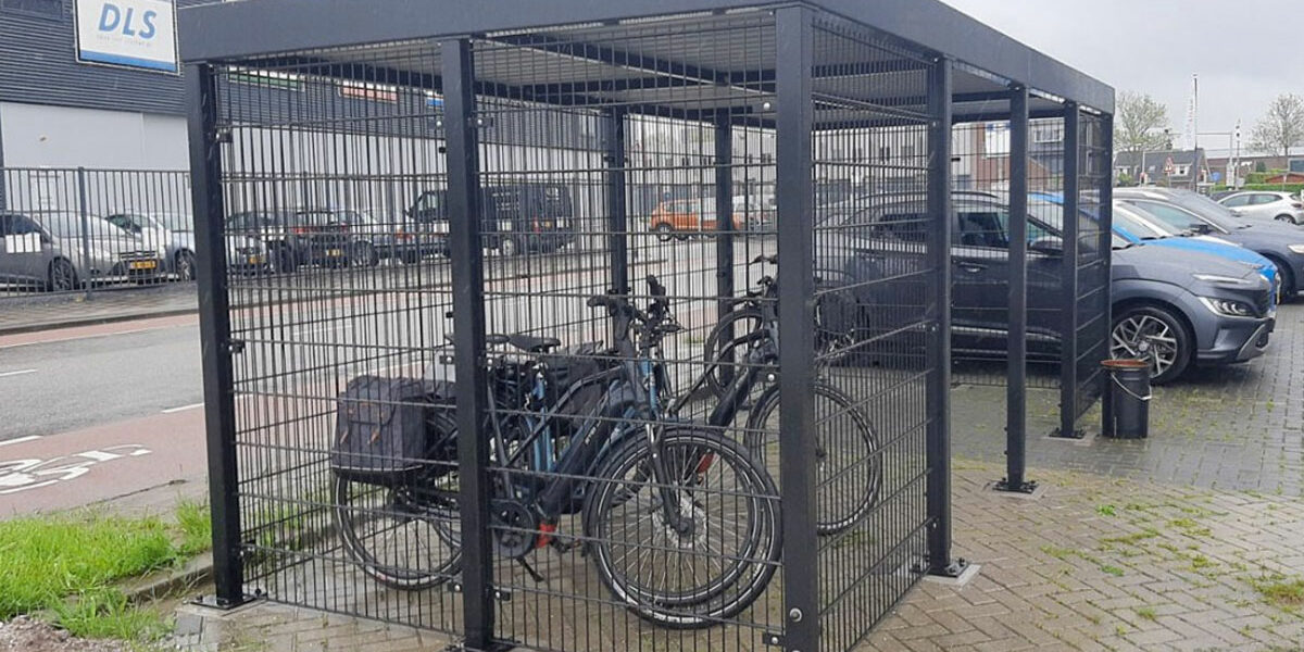 overkapping voor fietsen