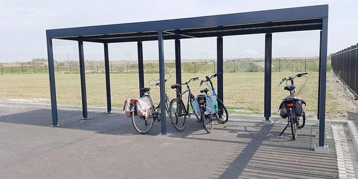 stalen fietsenstalling