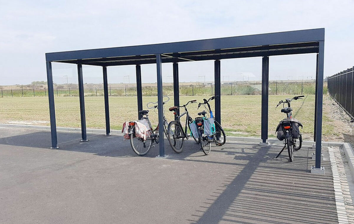 stalen fietsenstalling