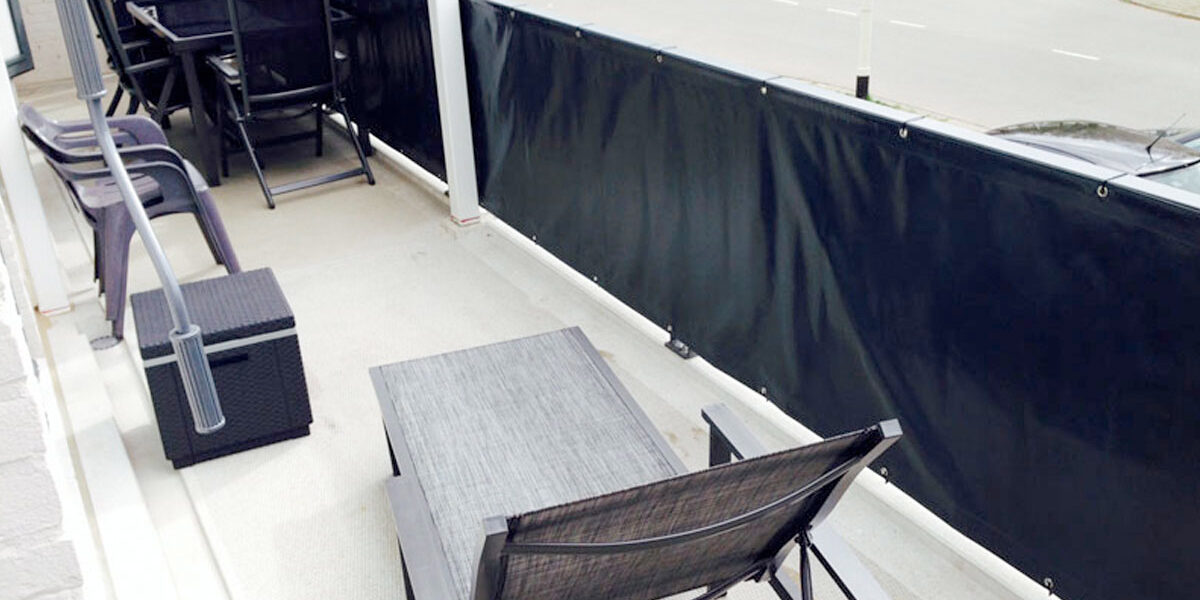 Balkon afschermen buren