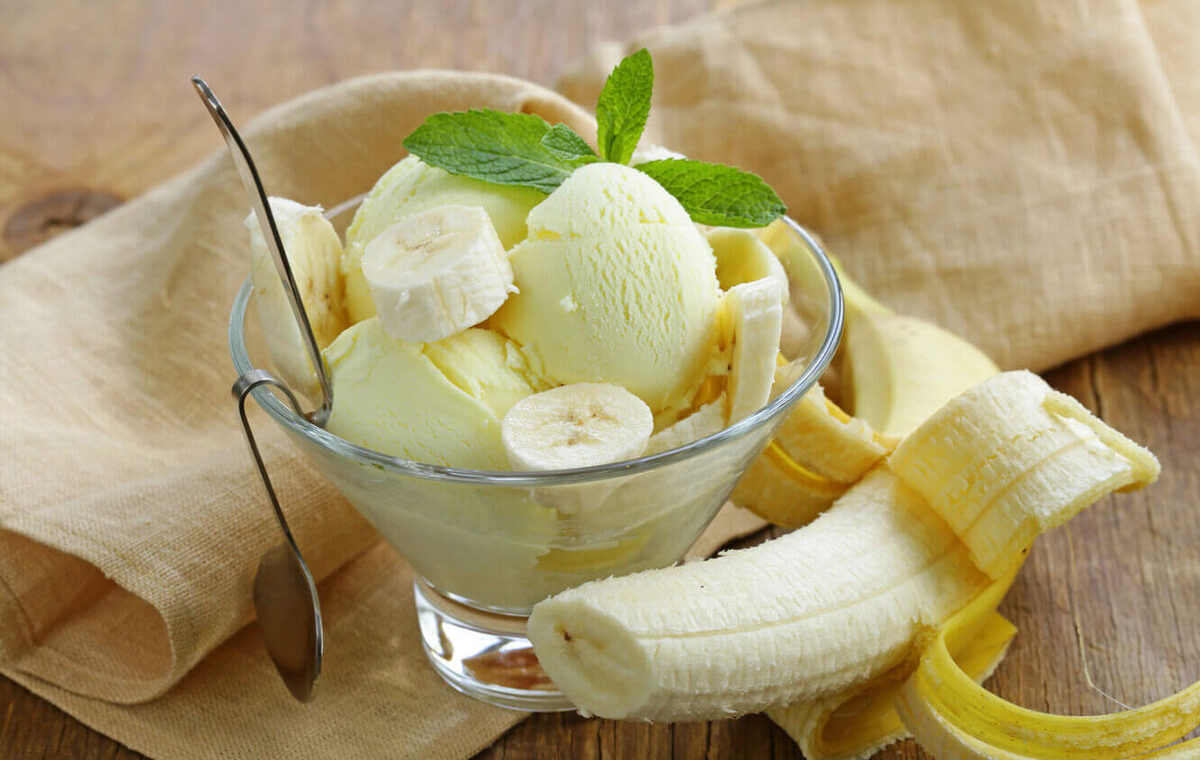 zelf bananen ijs maken