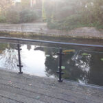 glas balustrade van staal