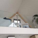 Glazen balustrade RVS palen