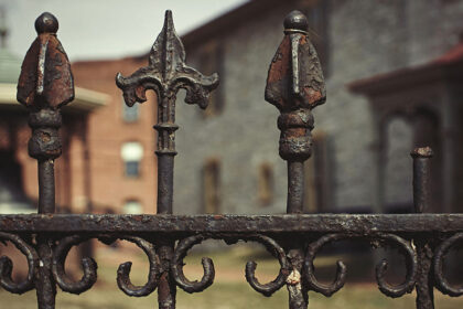 Smeedijzeren hekpunten