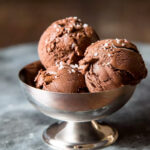 Chocolade sorbetijs