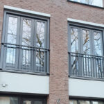 Aluminium hekwerk voor raam