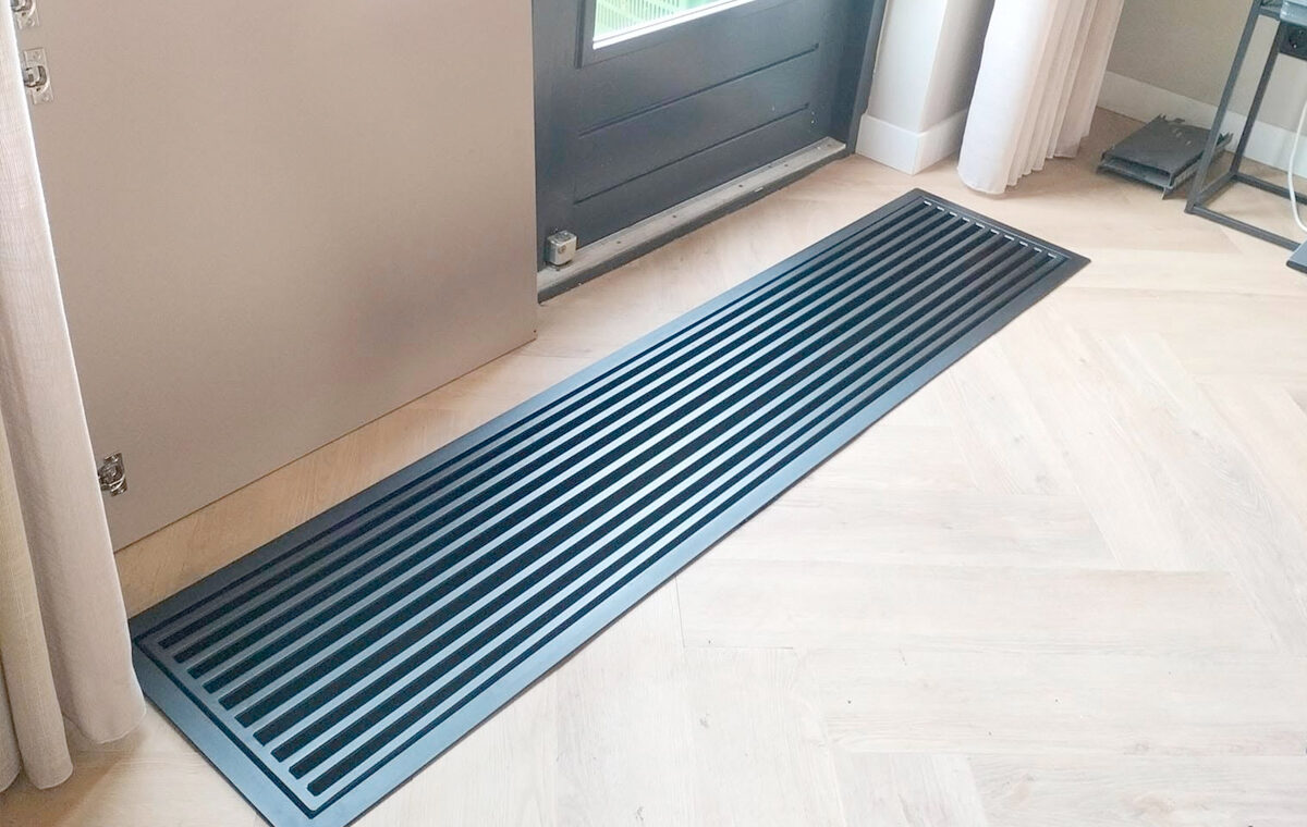 convectorput rooster zwart