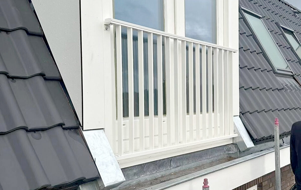 Frans balkonhek van aluminium