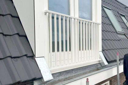 Frans balkonhek van aluminium