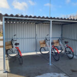 ijzeren fietsenstalling