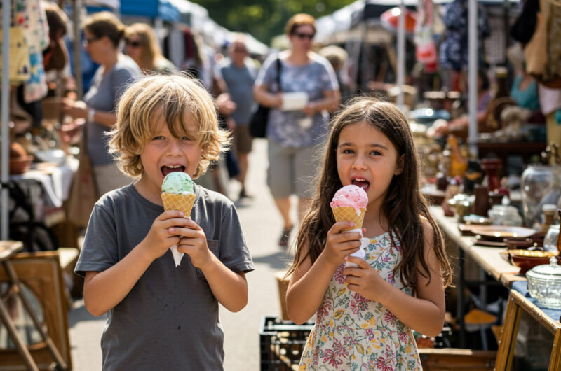 Schepijs op de rommelmarkt