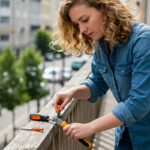 houten balkonhek repareren