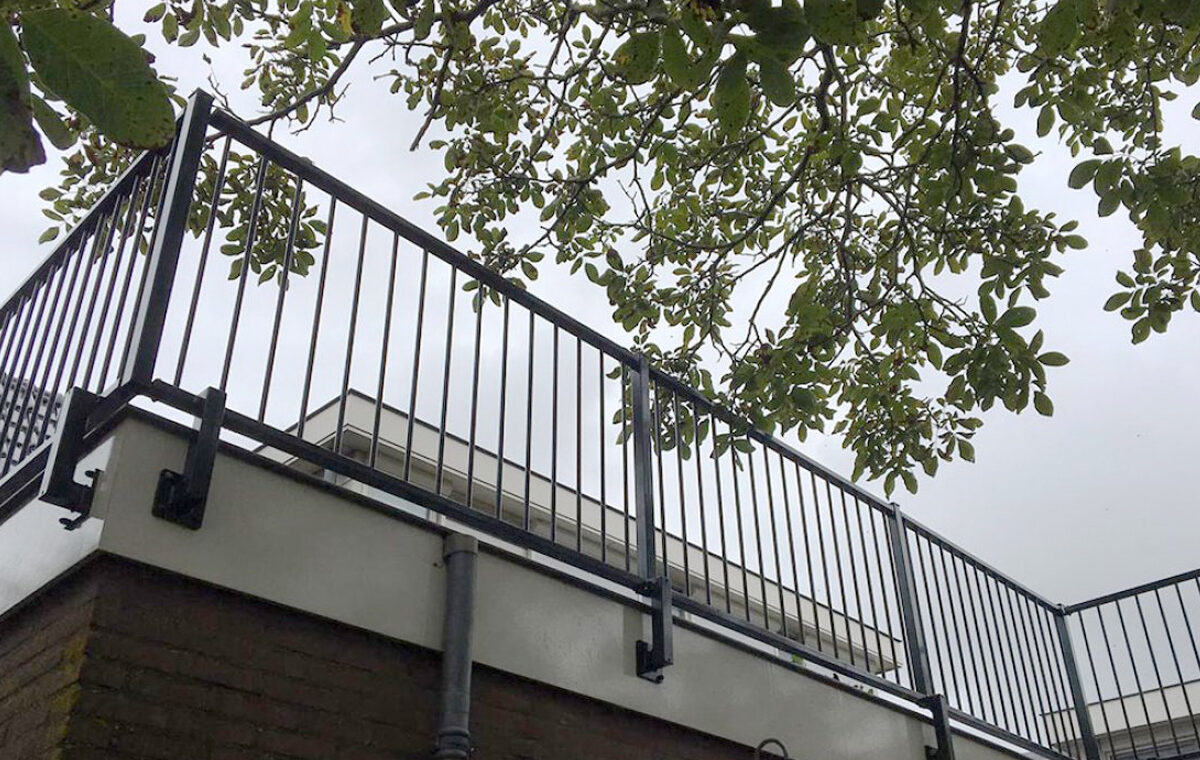 Balkonhek en planten