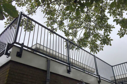 Balkonhek en planten