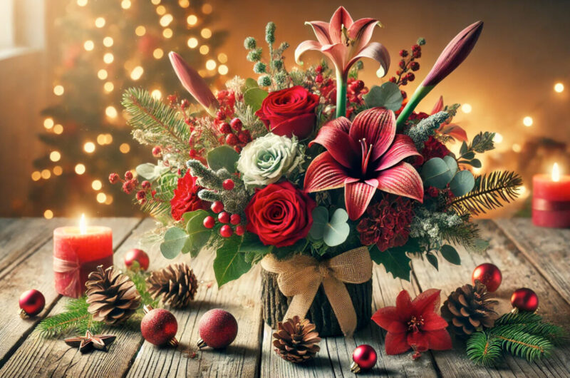 bloemschikken met droogbloemen