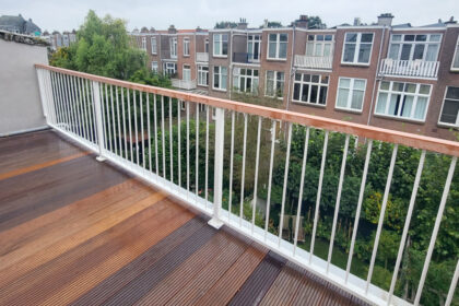 DIY Balkonhek installatie