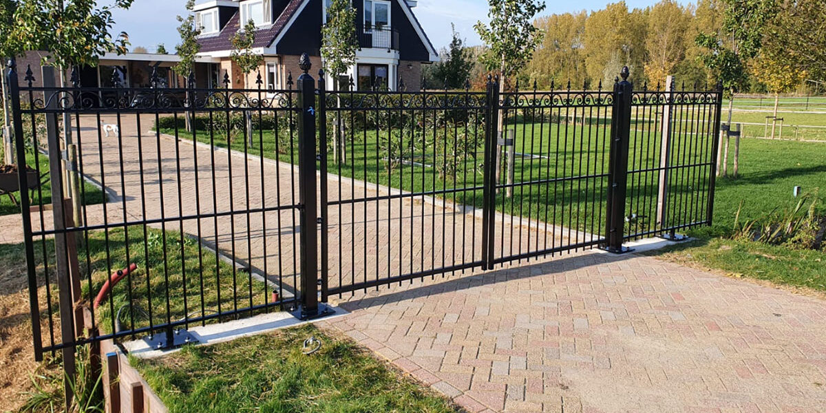 investeren in een stalen poort