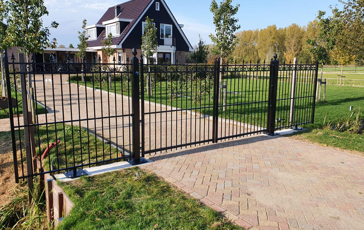 investeren in een stalen poort