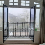 invloed van kleur op stalen frans balkonhek