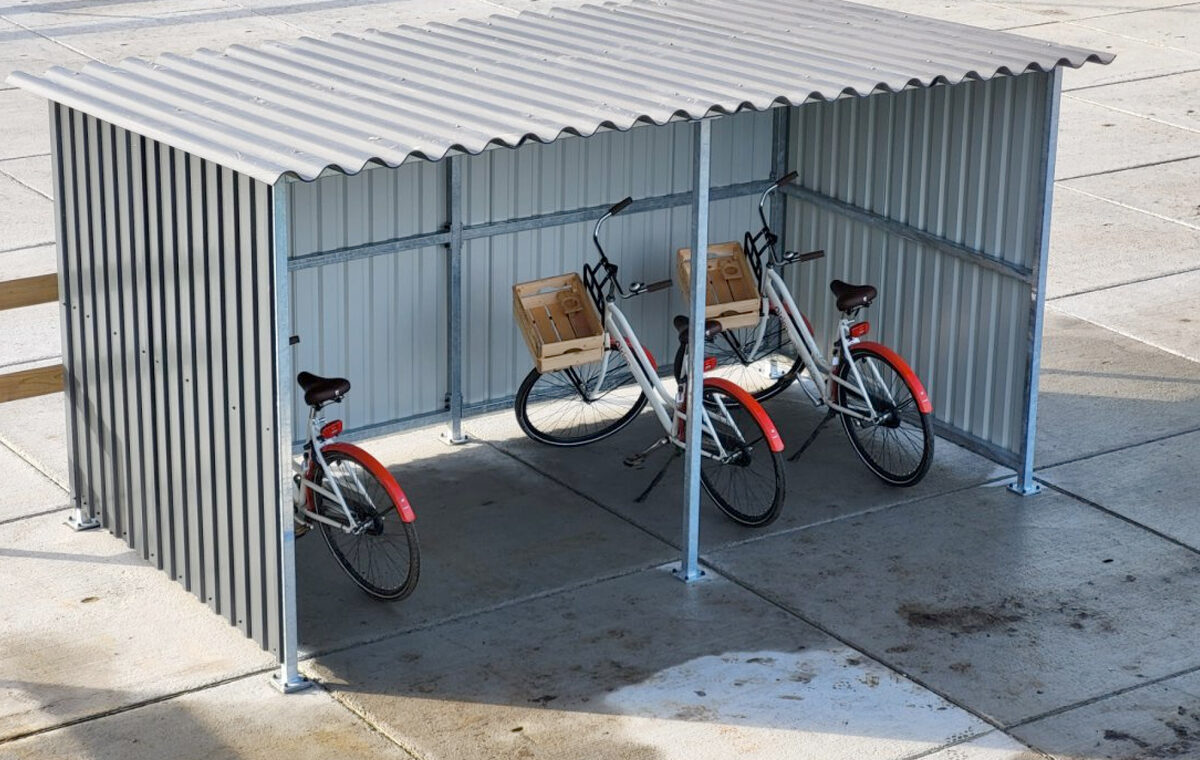 onderhoud stalen fietsenhok