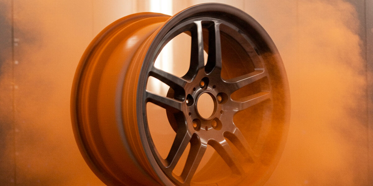 poedercoaten van motorvelgen