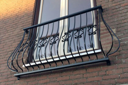 staal of smeedijzer Frans balkonhekwerk
