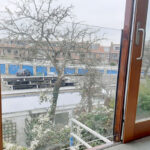 Stalen Frans balkonhek met Glaselementen