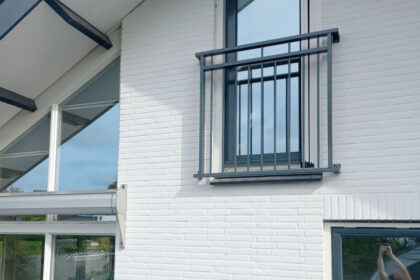 stalen franse balkonhekken als blikvanger