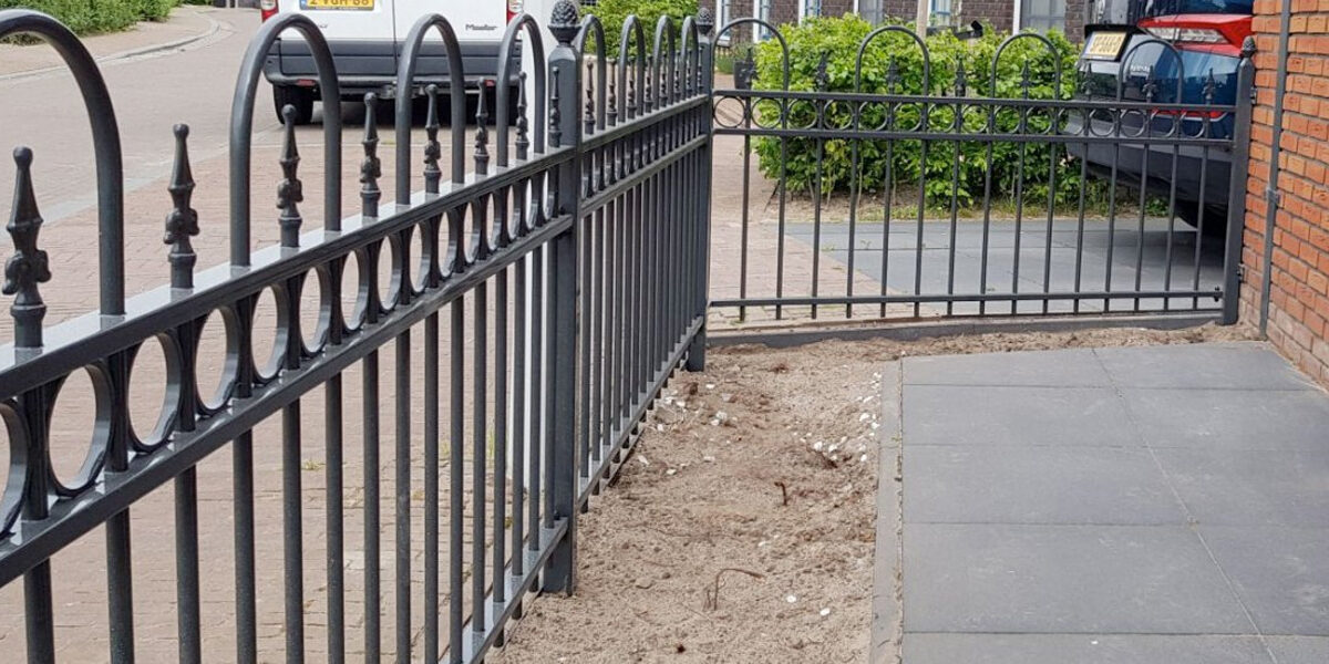 stalen tuinhekwerk op maat