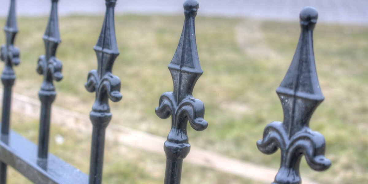 verschillende stijlen stalen tuinhekwerk