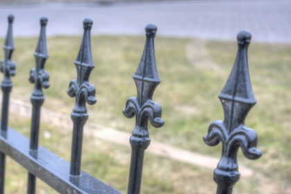 verschillende stijlen stalen tuinhekwerk
