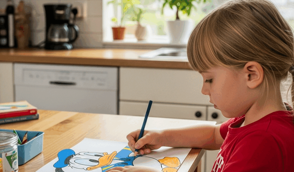 Donald Duck tekenen